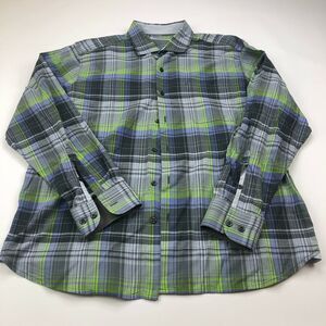 Tommy Bahama 17/35.5 Pima Cotton Mens Button Front Long Sleeve Casual Shirt